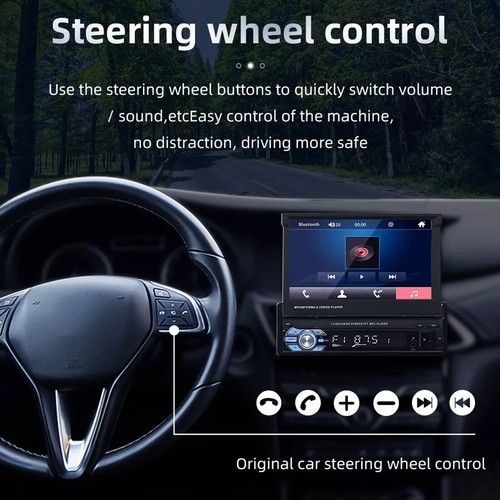 Autoradio din mp5 - 1, 7"
