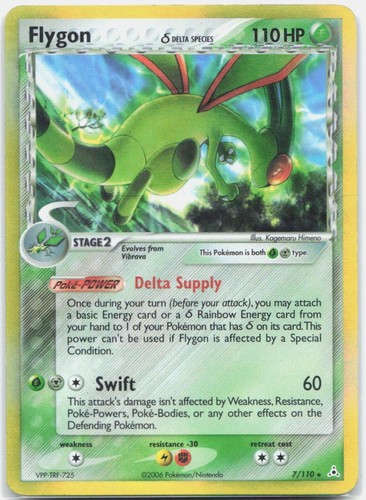 Pokemon flygon 110 holo r - flygon, mp