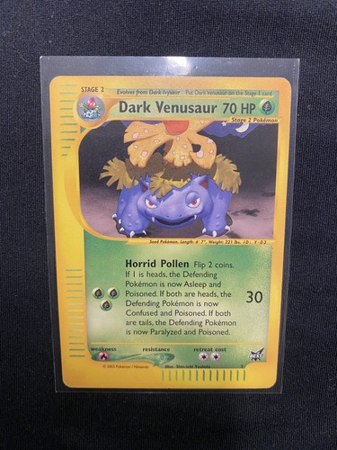 Dark venusaur non holo - dark, 7
