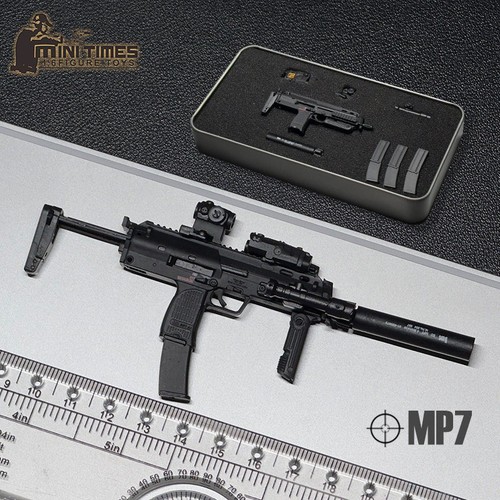 Pistola minitimes 6 mp7 - 1/6, 1:6