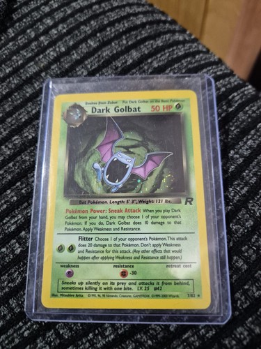 Pokémon tcg dark golbat holo - dark,