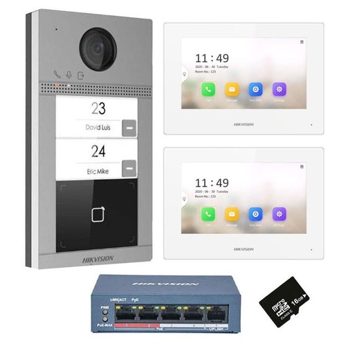 Kit videocitofono bifamiliare - kit,