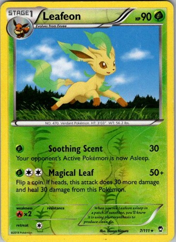 Leafeon 111 raro pugni - 7/111,