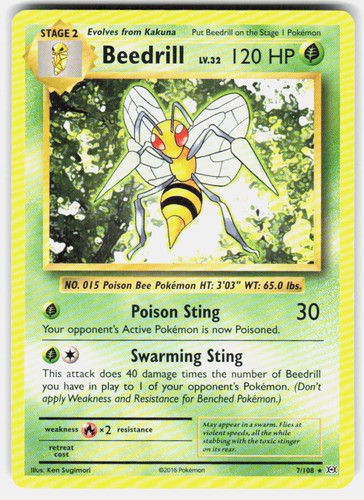 Pokemon beedrill - beedrill,