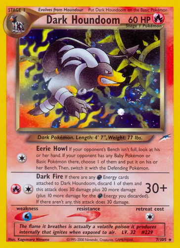 Dark houndoom 105 - houndoom, 7/105